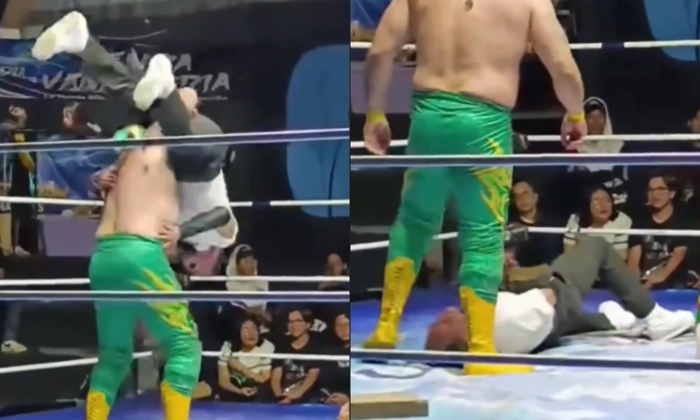 Árbitro morre durante luta livre no México após atleta aplicar golpe proibido; vídeo