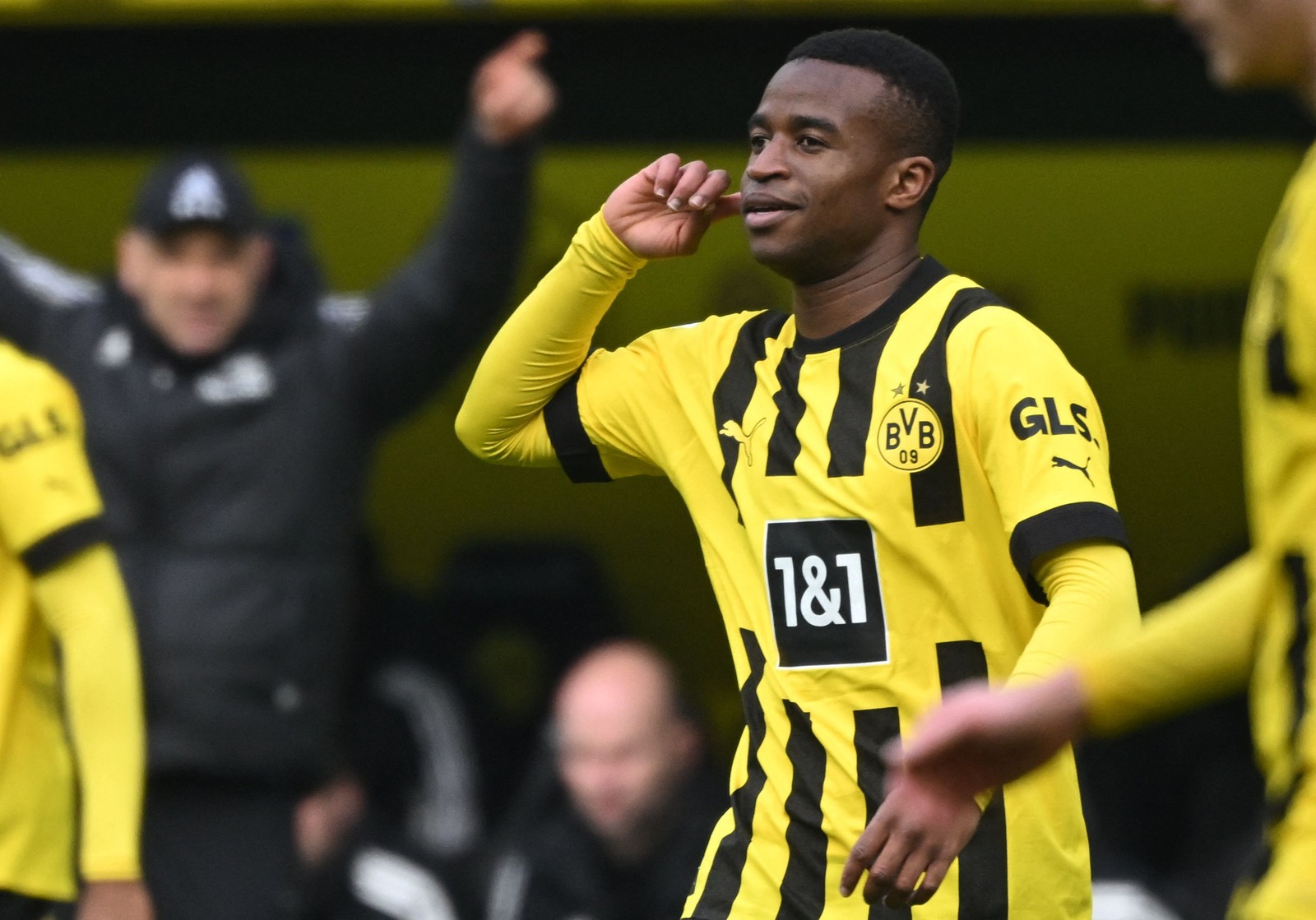10º — Youssoufa Moukoko (Borussia Dortmund-ALE) — Foto: INA FASSBENDER / AFP