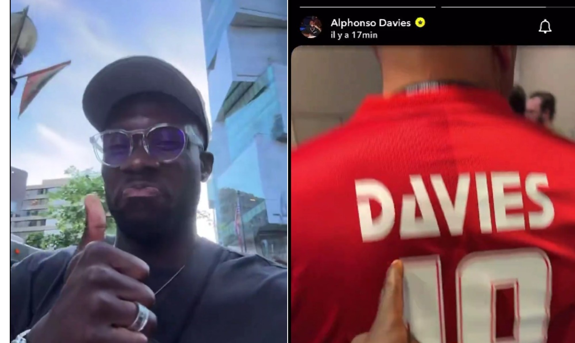 Alphonso Davies fala com torcedor que usava camisa com seu nome e não o reconheceu; vídeo