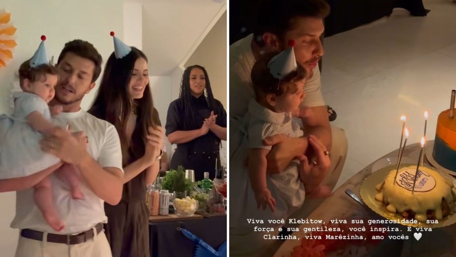 Klebber Toledo celebra 40 anos com festa discreta ao lado da família