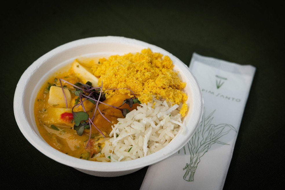 Moqueca vegana do Capim Santo — Foto: Maria Isabel Oliveira/Agência O Globo