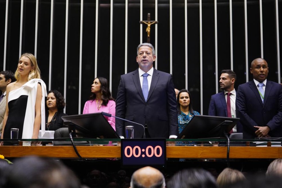 O presidente da Câmara, Arthur Lira 01/02/2023 — Foto: Pablo Valadares/Câmara dos Deputados