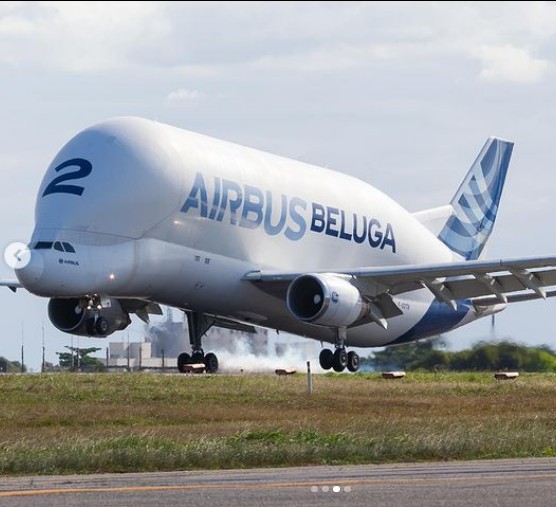 Avião 'baleia': conheça aeronave Beluga por dentro; veja imagens