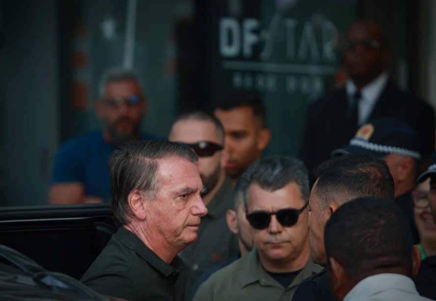 O ex-presidente Jair Bolsonaro