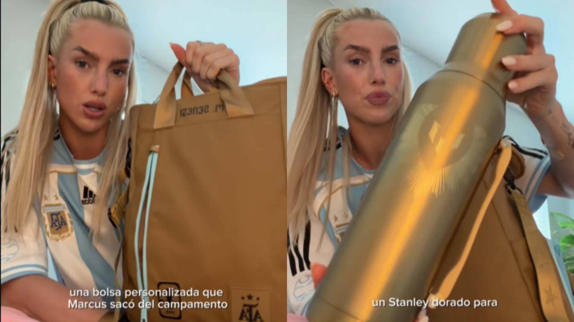 Messi presenteia Seleção Argentina com kit de mate exclusivo