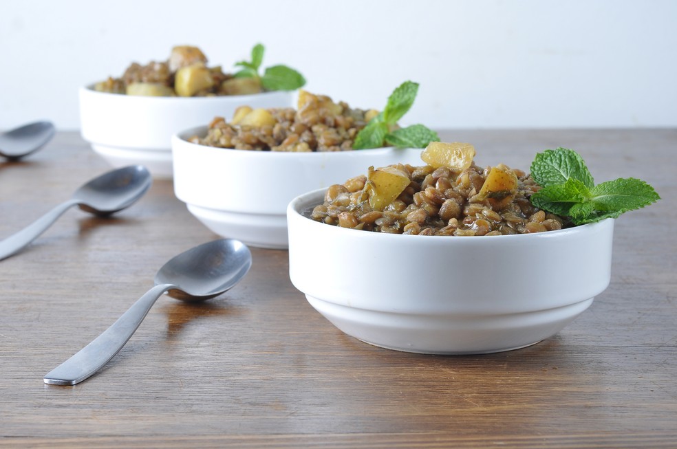 Lentils, a common dish at New Year's Eve dinners across the country — Photo: Disclosure