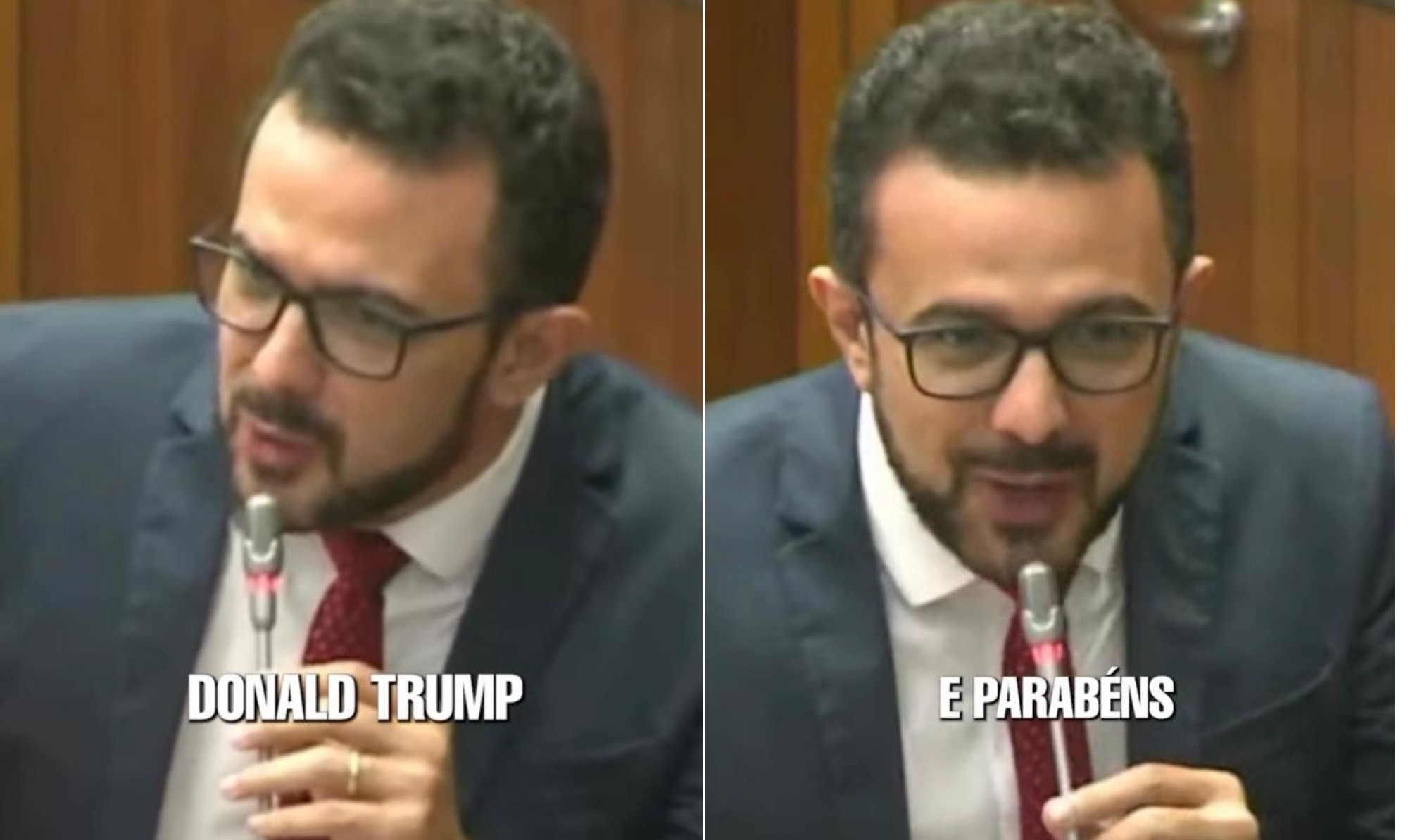 Deputado bolsonarista faz discurso em inglês para parabenizar Trump por vitória; vídeo