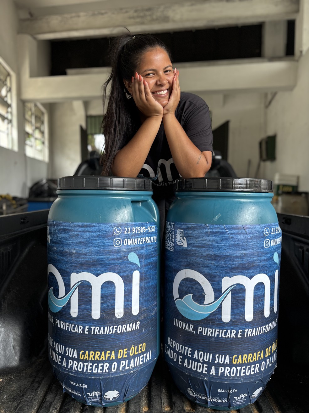 Mariana Lousada, laboratory assistant at the Omìayê ecofactory — Photo: Divulgação/Instituto Singular Ideias Inovadoras