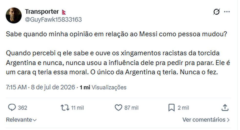 Entre campanhas e silêncios: O histórico de Messi contra o racismo e as ...