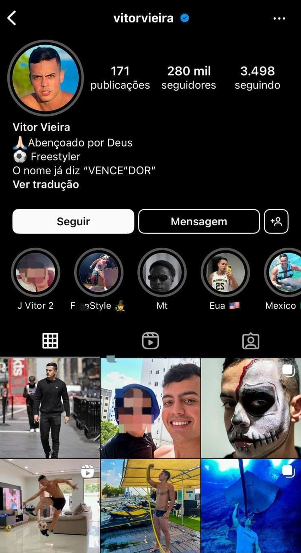 Vitor Belarmino apagou o perfil nas redes sociais após repercusão do caso — Foto: Redes sociais