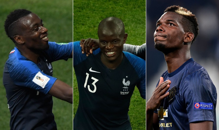 Os jogadores da França campeões da Copa do Mundo de 2018 que estão em 2022