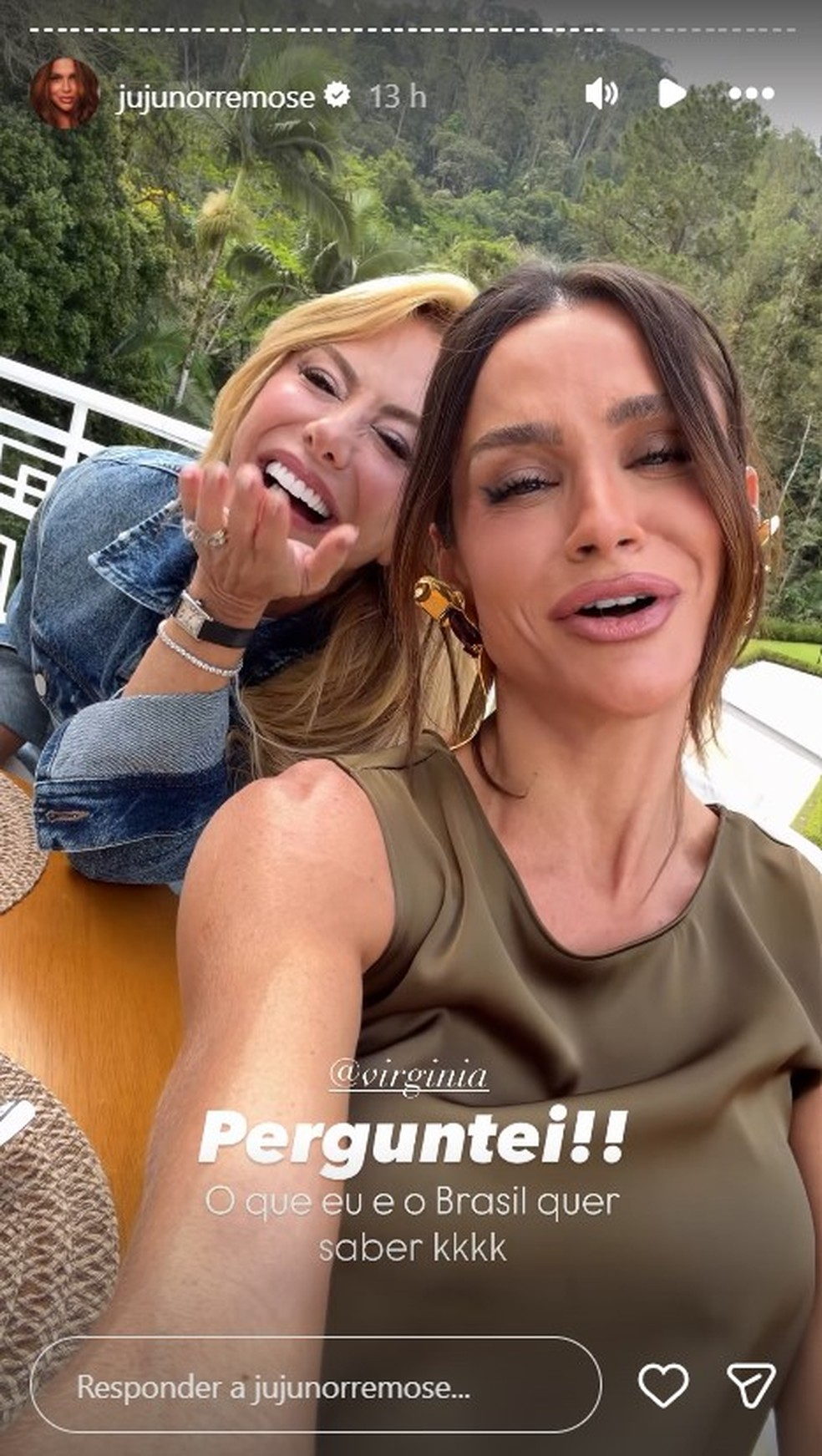 Julia Norremose arranca risada de Poliana Rocha ao questionar se Zé Felipe, filho dela, retomará relação com Virginia Fonseca — Foto: Reprodução/Instagram