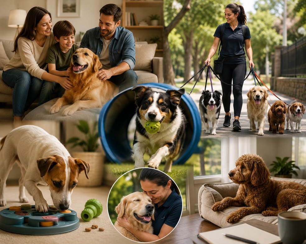 Como funciona o trabalho de uma 'dog nanny' e por que a demanda está crescendo — Foto: Divulgação