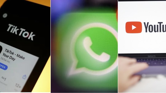 TikTok, WhatsApp e YouTube serão regulados na União Europeia; lista inclui 22 apps