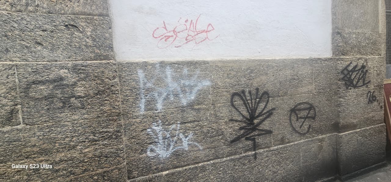 Vandalismo ataca patrimônio histórico no Rio de Janeiro