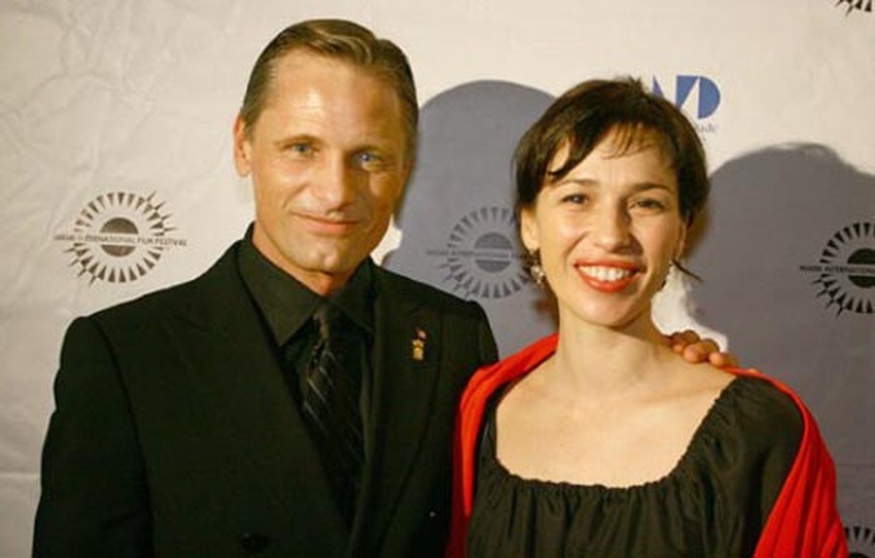 Viggo Mortensen e Ariadna Gil — Foto: Reprodução