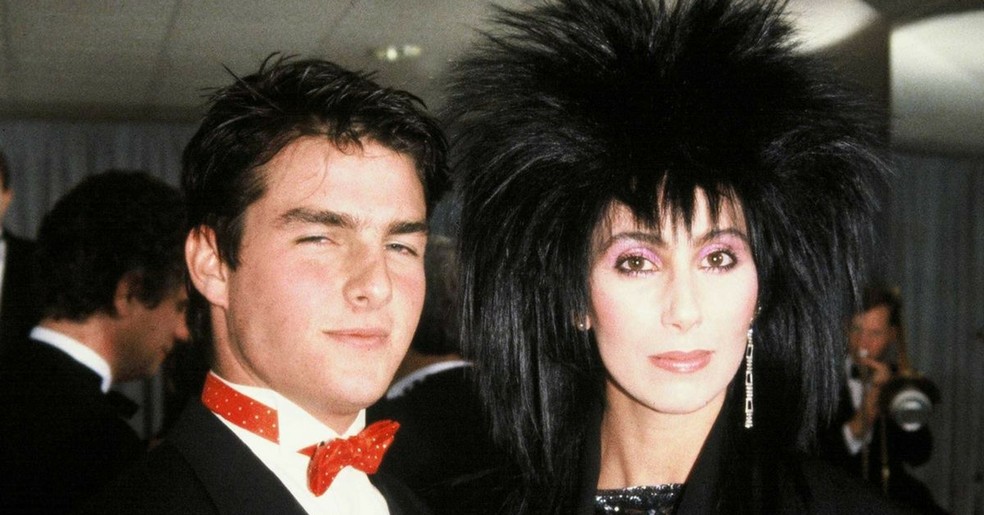 Cher and Tom Cruise had a brief romance in the 1980s — Photo: Reproduction