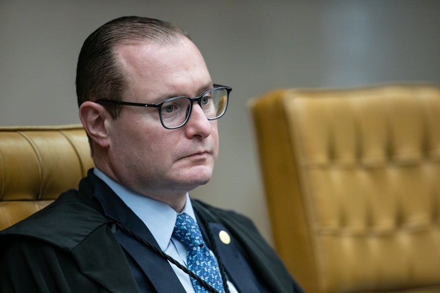 Cristiano Zanin, Ministro do Supremo Tribunal Federal (STF), no Plenário do STF durante julgamento sobre responsabilização das redes sociais