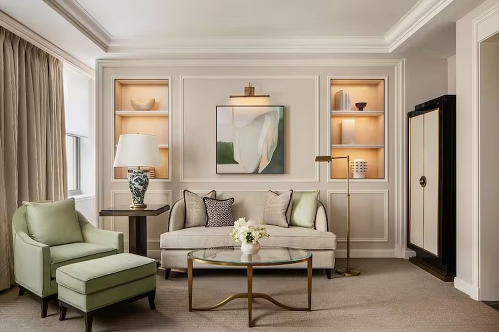 Um dos departamentos do novo Waldorf Astoria Nova York. — Foto: tripadvisor