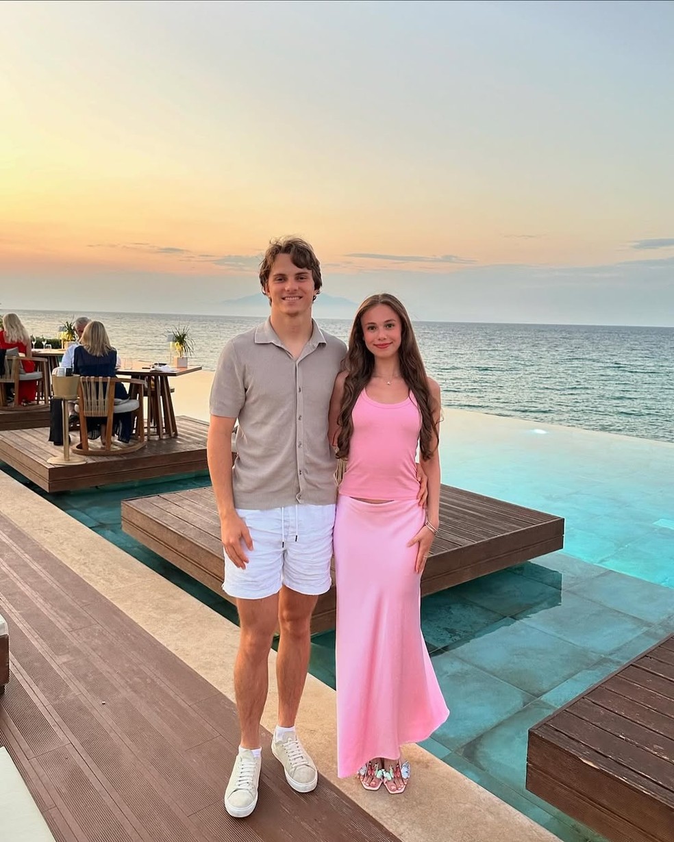Piastri, viajou à Austrália, onde passou tempo com a família — Foto: Reprodução Instagram