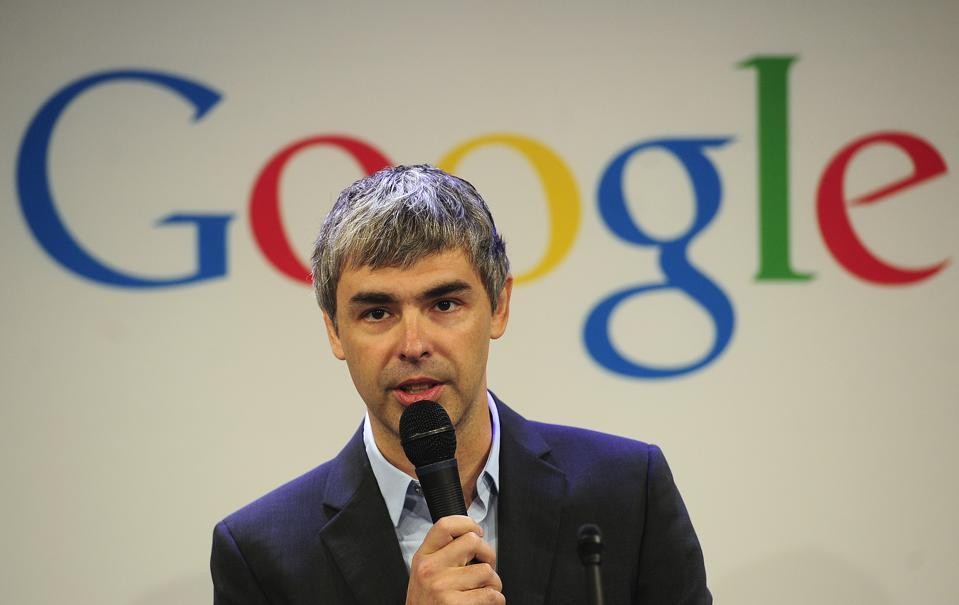 Larry Page, cofundador da Google - Fortuna estimada em US$119 bilhões. Chegará ao trilhão no ano 2032, aos 58 anosDivulgação