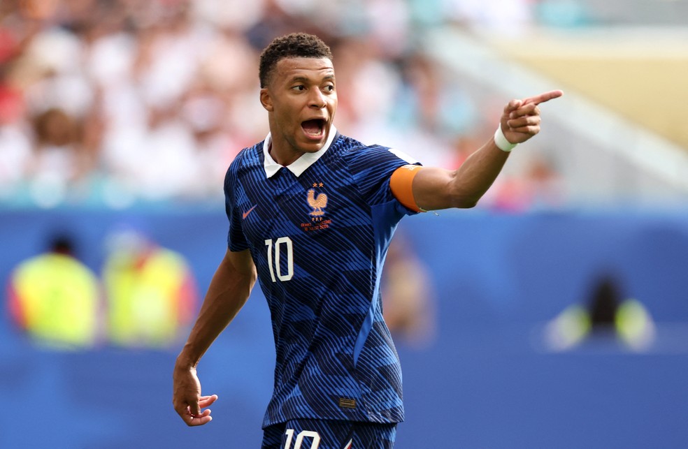 Mbappé marcou dois gols no jogo — Foto: Kevin C. Cox / GETTY IMAGES NORTH AMERICA / Getty Images via AFP)