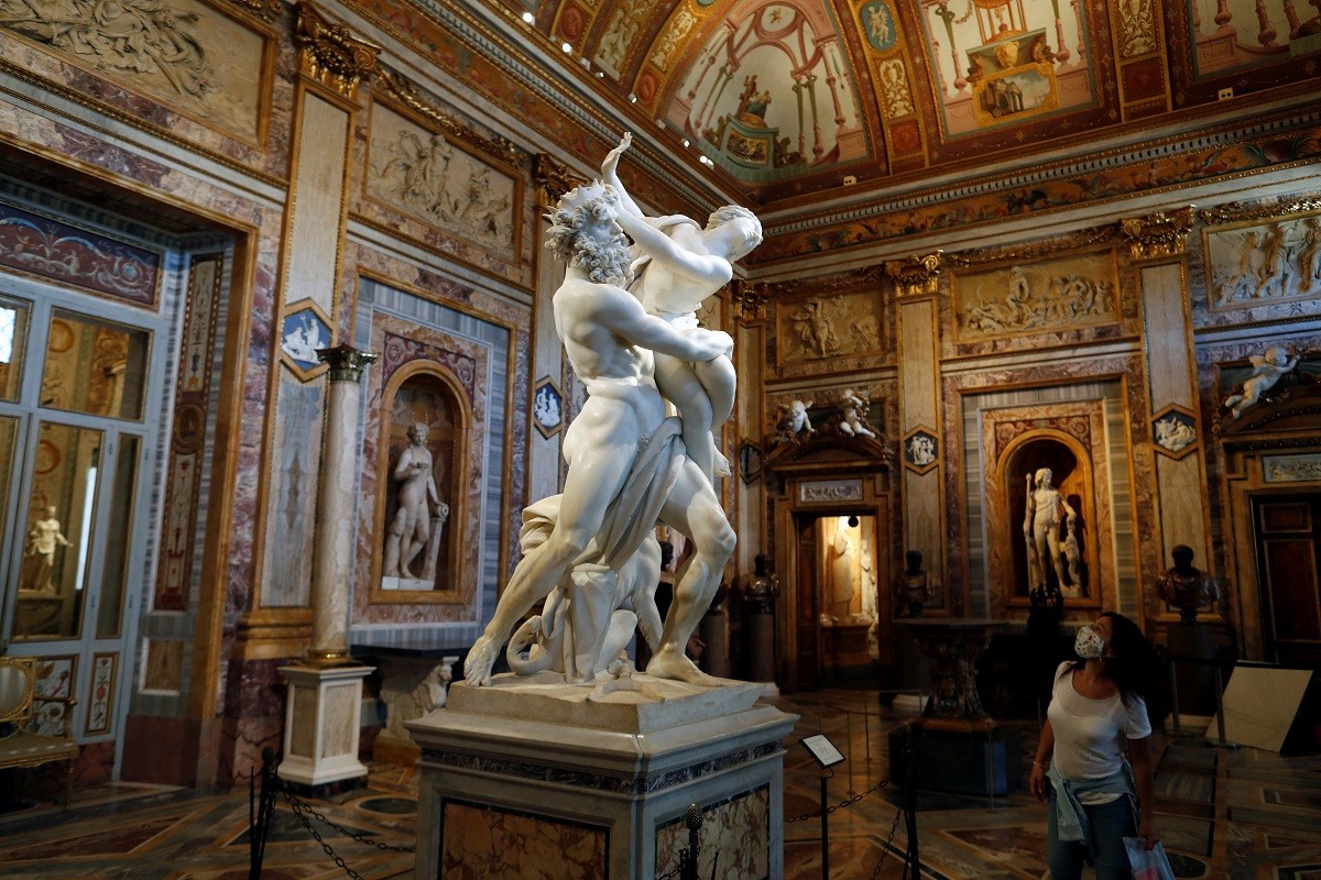 O uso de máscar também é obrigatório na Galleria BorgheseREUTERS