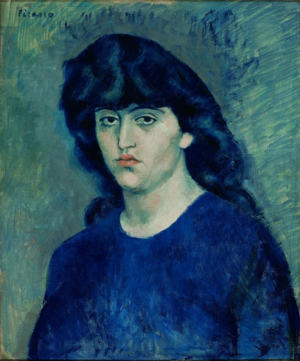 Retrato de Suzanne Bloch, de Pablo Picasso — Foto: Divulgação/Masp