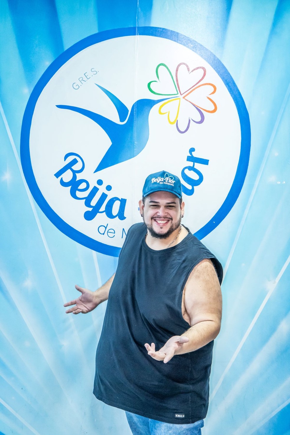 Thiago é intérprete oficial do Jacarezinho e um dos membros do carro de som da Imperatriz Leopoldinense — Foto: Divulgação/Cesar Diogenes