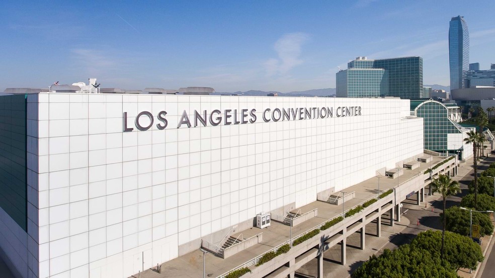 O centro de convenções de Los Angeles, palco de competições nos Jogos de 2028 — Foto: Divulgação
