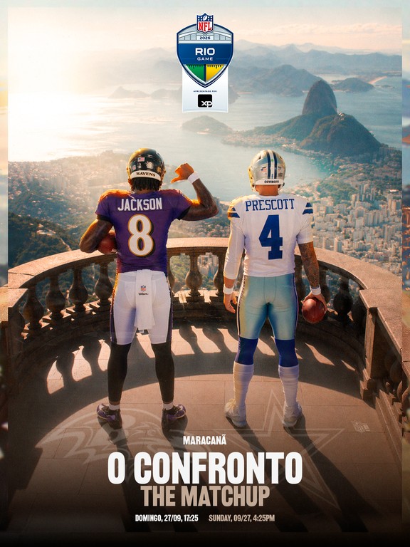 Ingressos para jogo da NFL no Maracanã começarão a ser vendidos no fim de maio; saiba detalhes