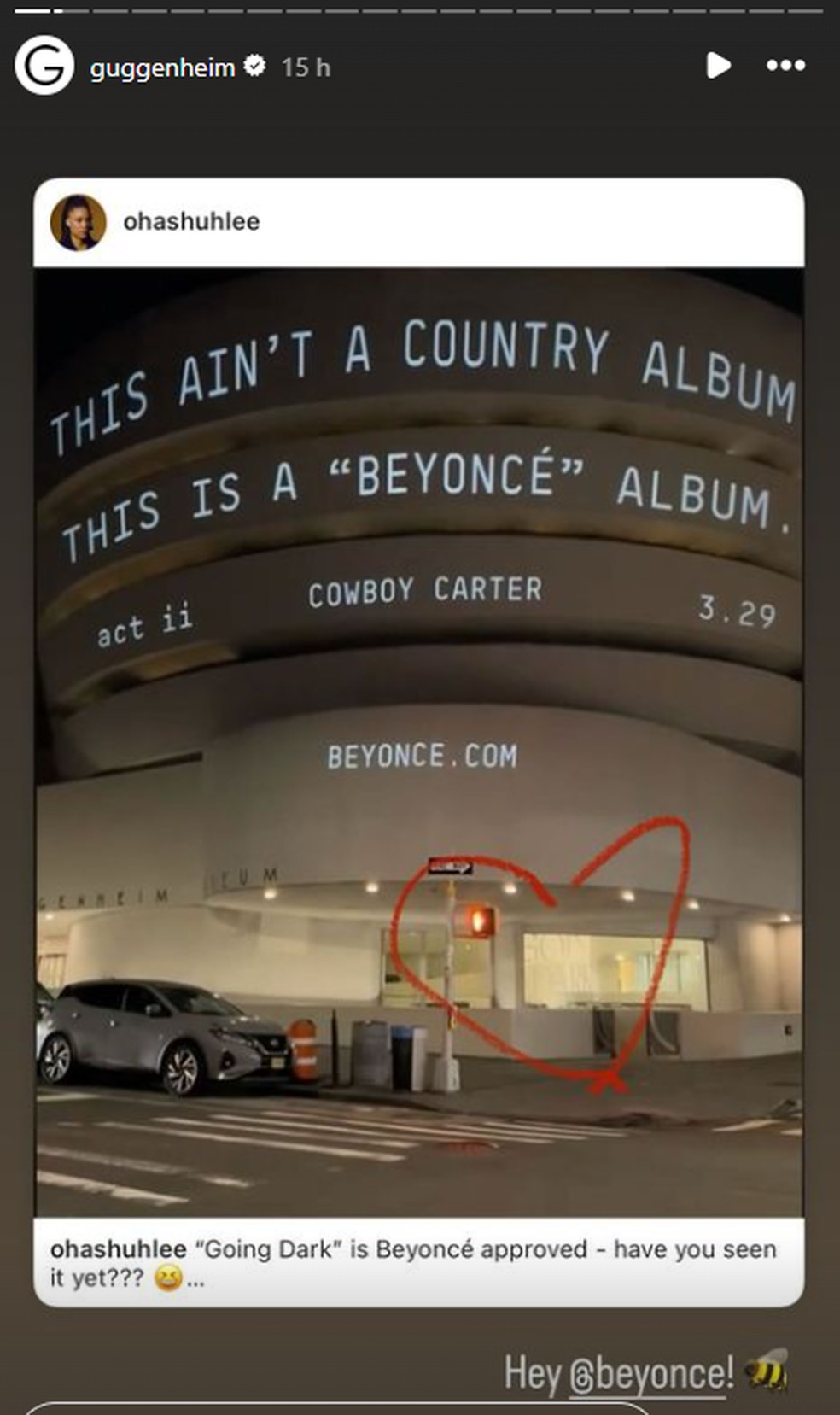 Guggenheim diz que 'não autorizou' promoção de novo disco de Beyoncé na ...