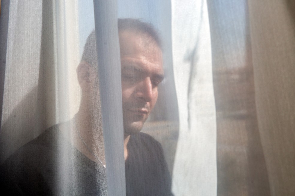 Mehrdad Dallaire, an Iranian deported on a flight from the United States to Iran - Photograph: The New York Times