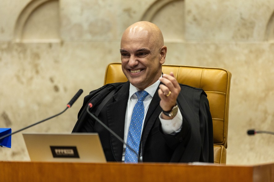 Pelo terceiro ano seguido, Alexandre de Moraes é o ministro mais 'produtivo' do STF
