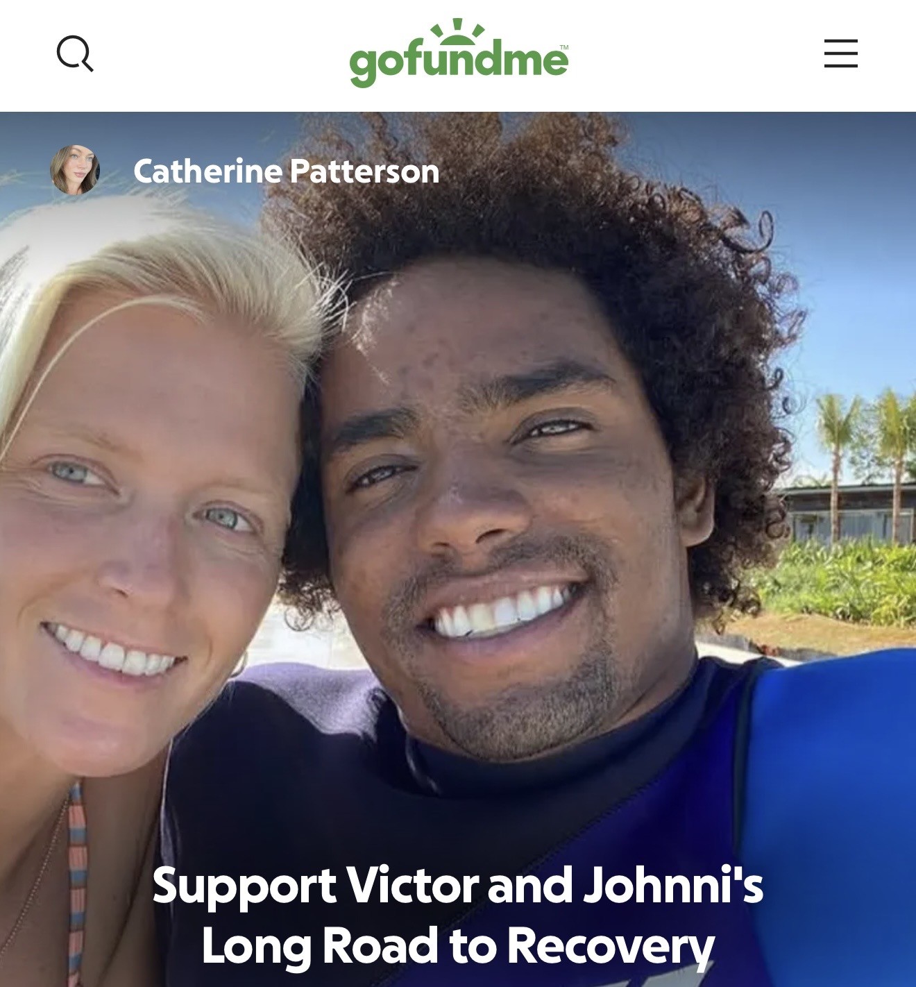 Foto mostra carro destruído após acidente com surfista Victor Bernardo; casal lança vaquinha para ajuda de gastos - QTU Questões do Universo