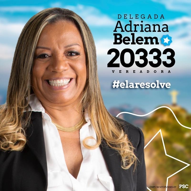 Adriana Belem foi candidata à vereadora do Rio nas eleições de 2020 e teve 3.523 votos — Foto: Divulgação