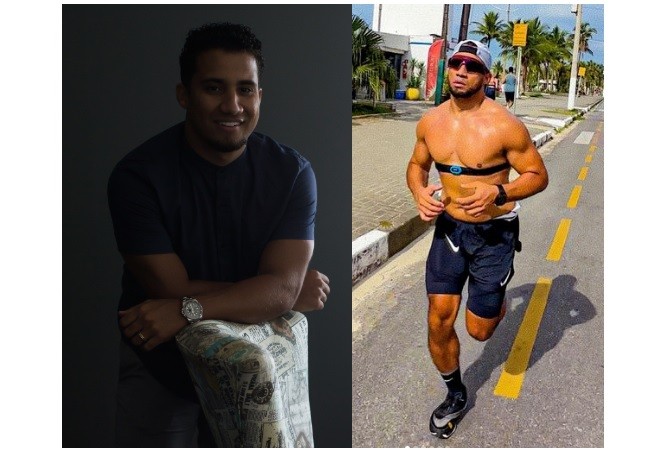 Kondzilla antes e depois de perder 20kg — Foto: Edilson Dantas/Agência o Globo e Instagram