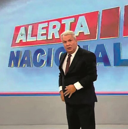 O apresentador Sikêra Júnior se notabilizou pela baixaria em seu programa na RedeTV!. No último ano, reforçou essa impressão divulgando fake news   — Foto: Reprodução