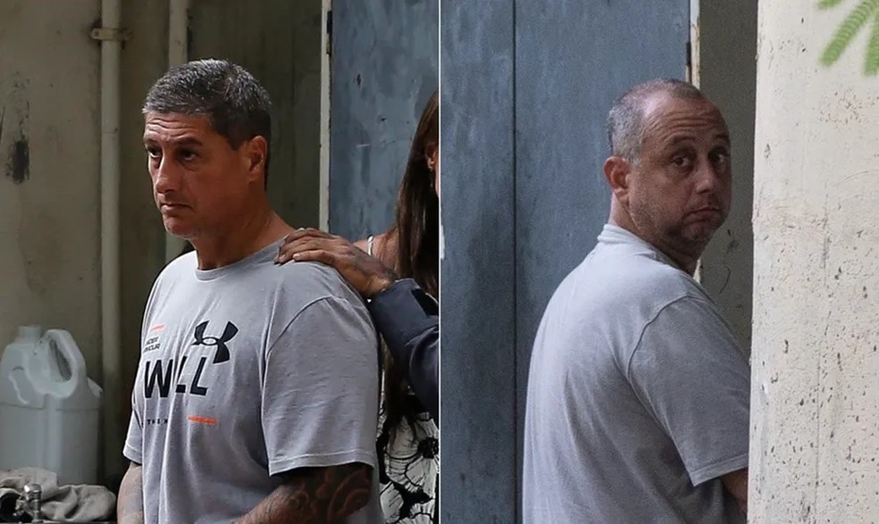 Ronnie Lessa e Élcio de Queiroz: ex-PMs são julgados pelo assassinato de Marielle e Anderson — Foto: Pablo Jacob e Alexandre Cassiano