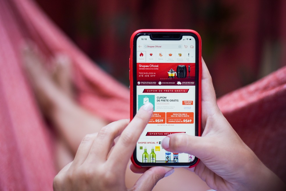 As estratégias da Shopee — Foto: Rebecca Maria / Agência O Globo
