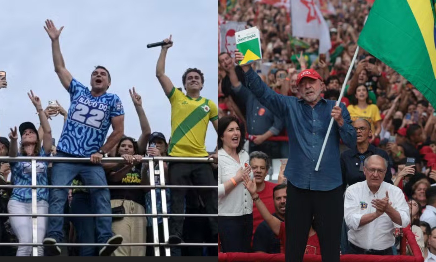 Eleições 2026: veja como Lula e Flávio Bolsonaro se saíram no Rio de Janeiro no 2º turno em comparação com o 1º