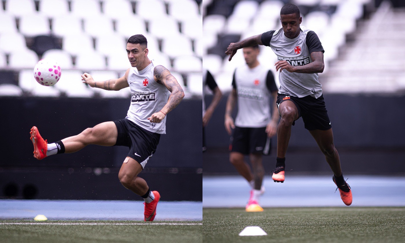 Com treino no Nilton Santos, Vasco se prepara para sequência de jogos em gramado sintético