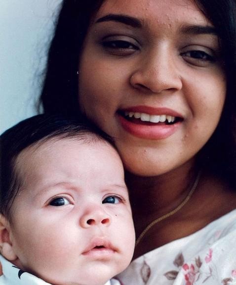Preta Gil com o filho Francisco ainda pequeno — Foto: Reprodução / Instagram