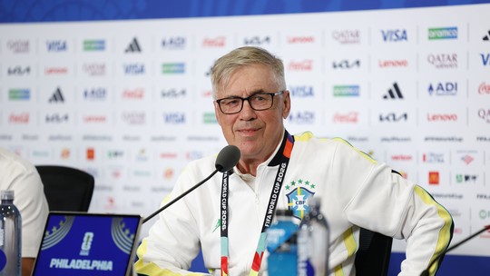 Ancelotti pede calma antes de confronto contra Haiti: 'Não há motivo para pânico'