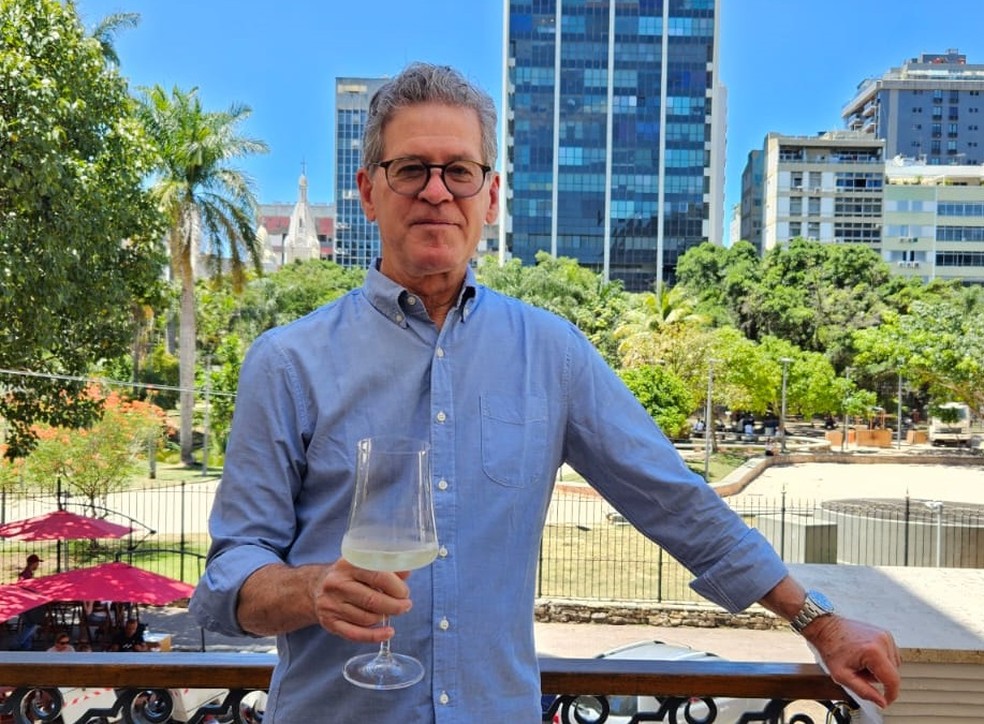 Paul Hobbs em visita ao Rio — Foto: Cláudia Meneses