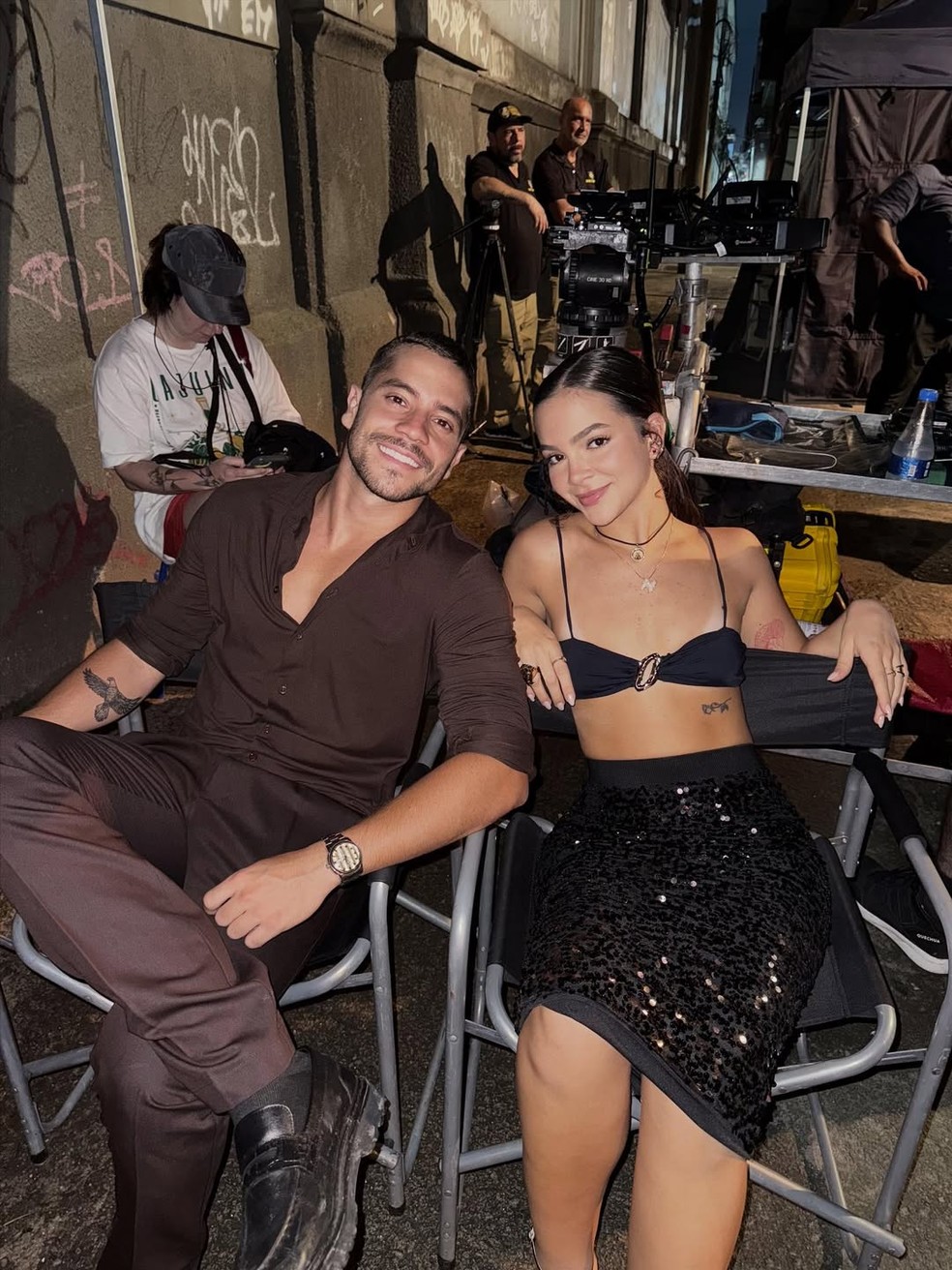 André Lamoglia e Mel Maia — Foto: Reprodução Instagram