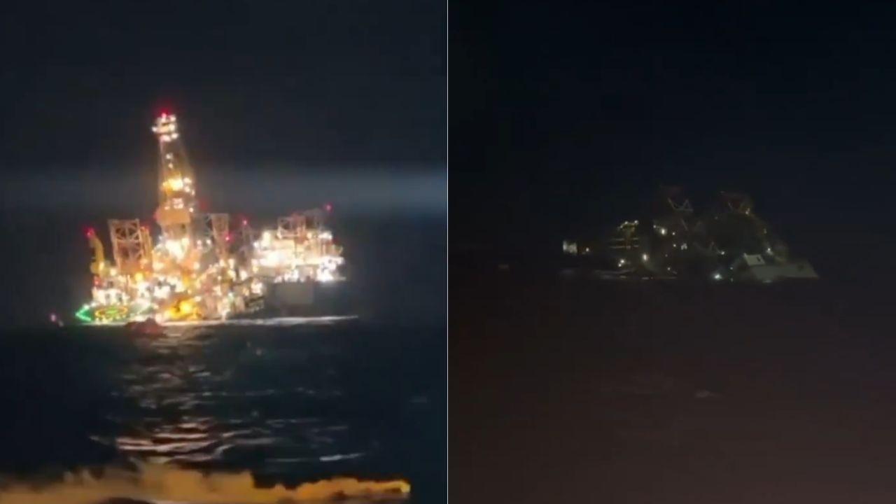 Plataforma de petróleo afunda na costa da África e deixa mortos e desaparecidos; veja o momento