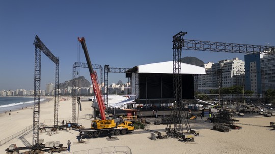 Show de Madonna terá esquema igual ao réveillon do Rio; Copacabana será fechada com bloqueios e terá revista no acesso à praia