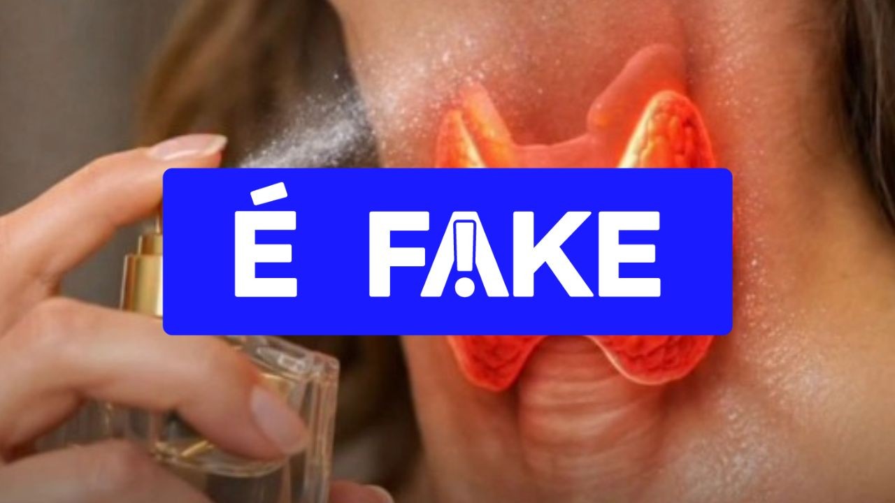 É #FAKE que aplicar perfume no pescoço faz mal à tireoide