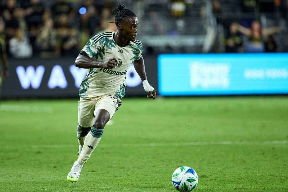 Atacante colombiano Santiago Moreno, do Portland Timbers-EUA, quer jogar no Fluminense — Foto: Divulgação/Portland Timbers